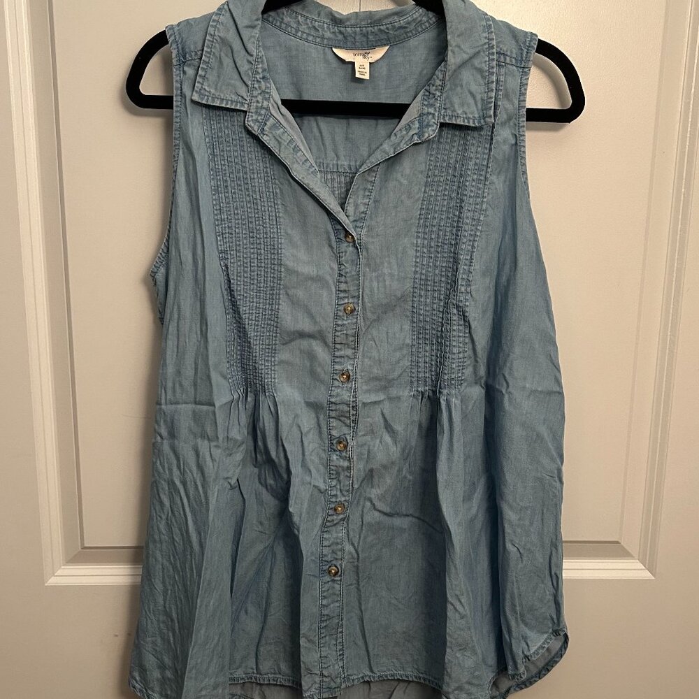 Terra & Sky Sleeveless Blouse